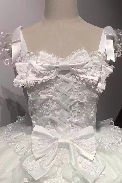 Sweetheart Lolita Dress + Ribbon + Veil