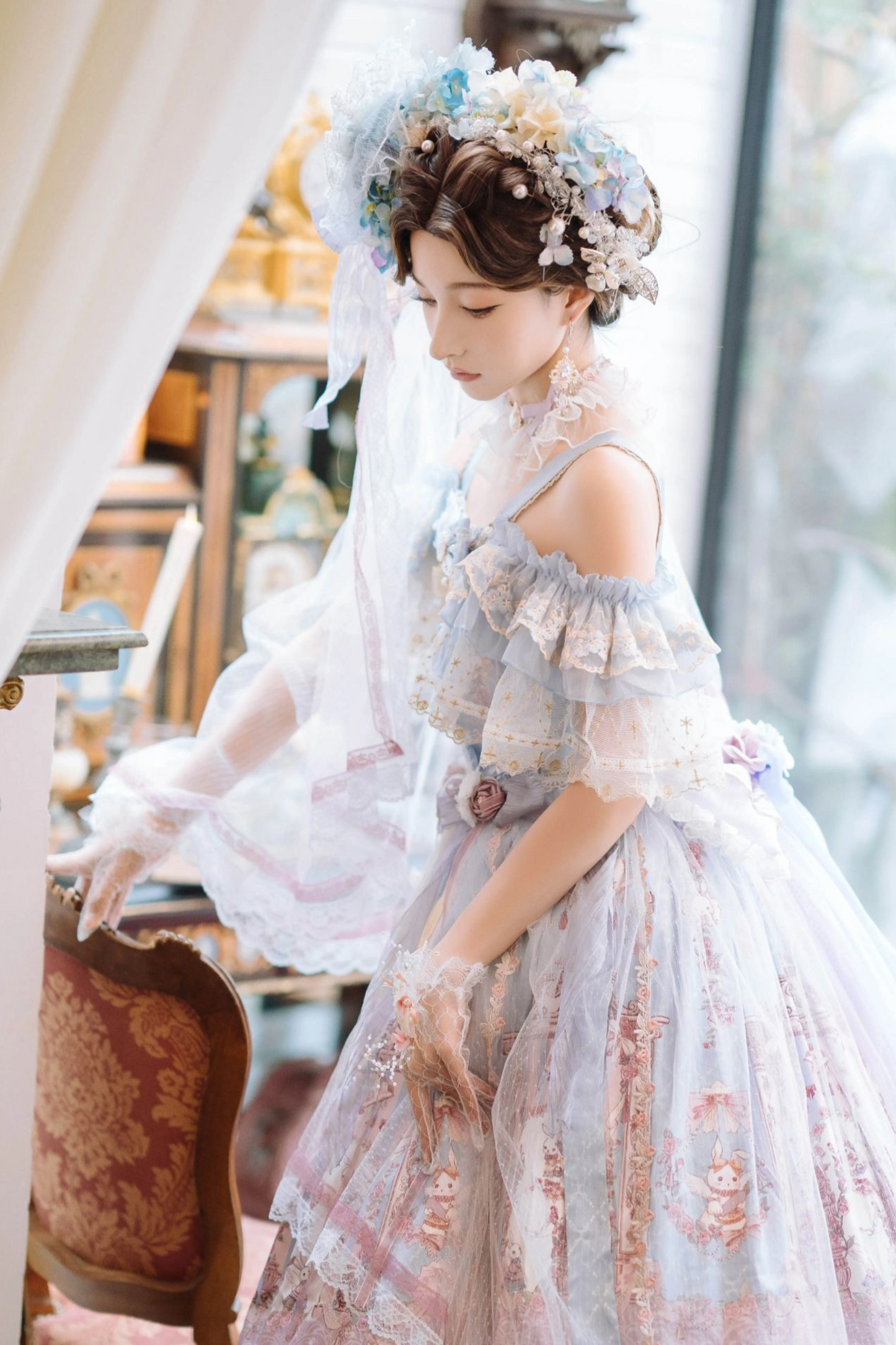 Flower Princess Lolita Dress Set