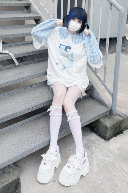 Sweet Cool Muffin Punk Platform Shoes
