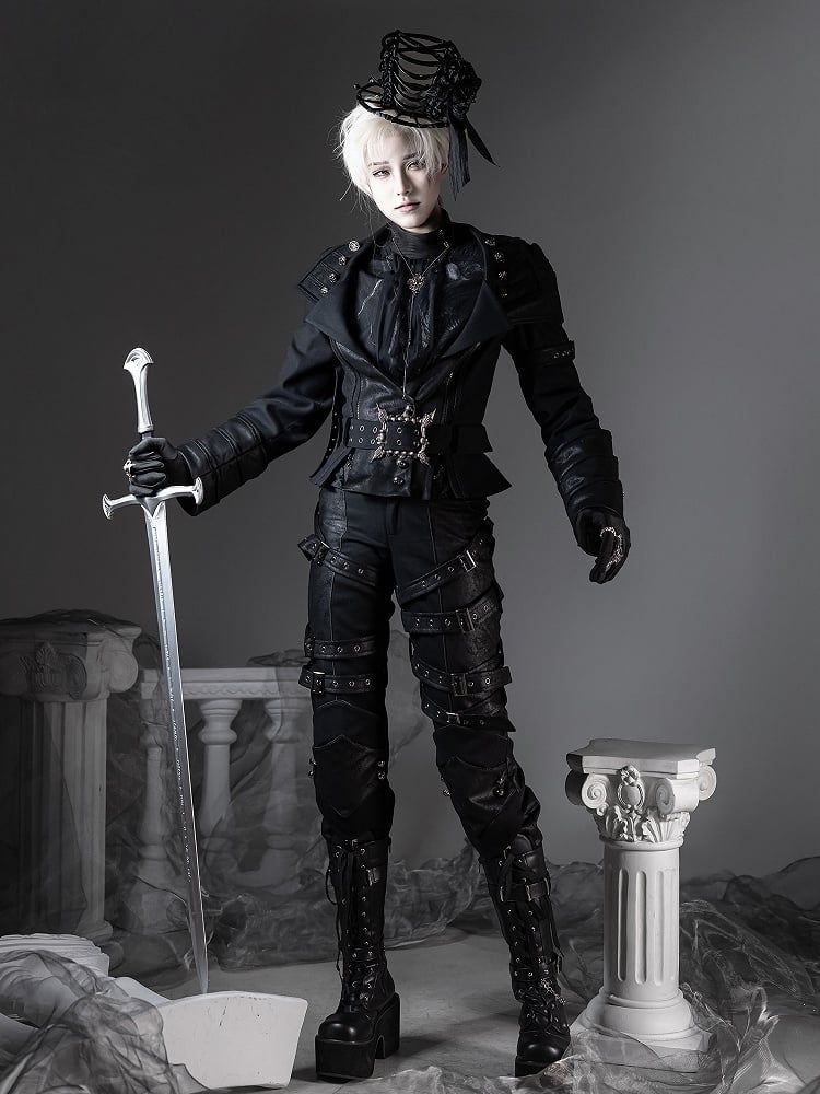 【6月8日预售截止】幻夜暗黑哥特王子西装全套（带披风外套+上衣+裤子）