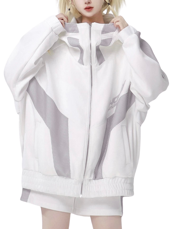 Subculture jersey jacket + shorts + headband + leg warmers