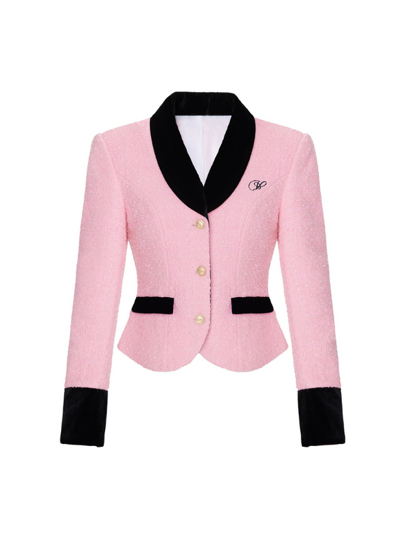 ハートピーチジャケット＋タイトショートスカート＋タイトロングスカート