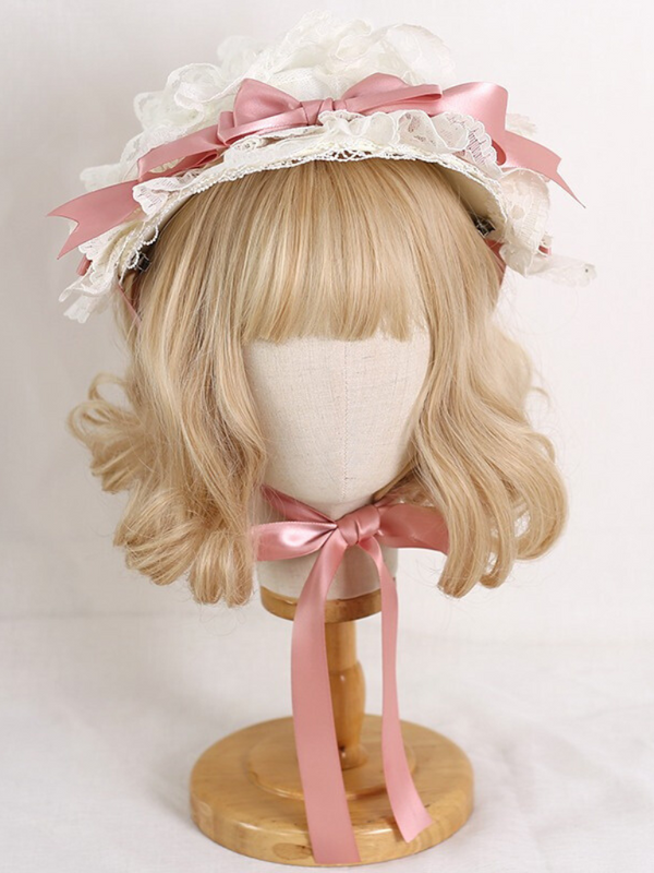 Elegant Doll Girl Flat Hat