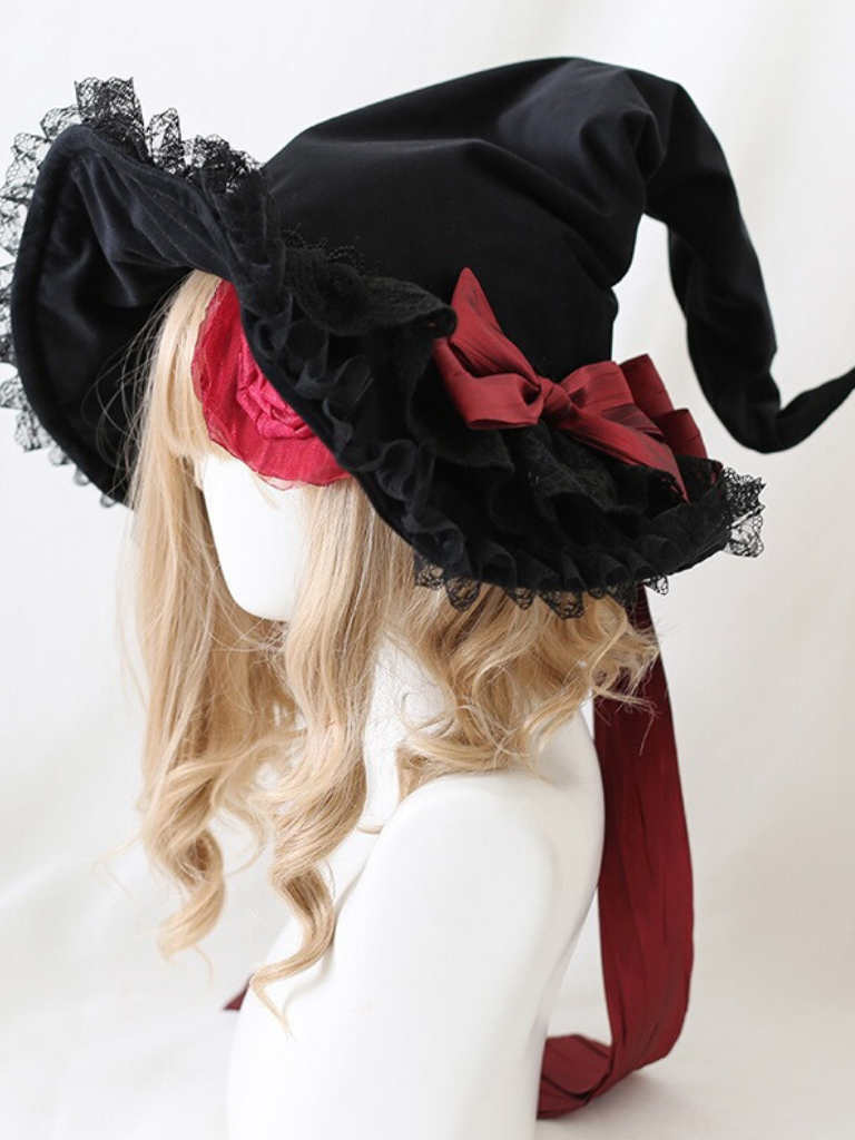 Flower Witch Hat Devil Hat