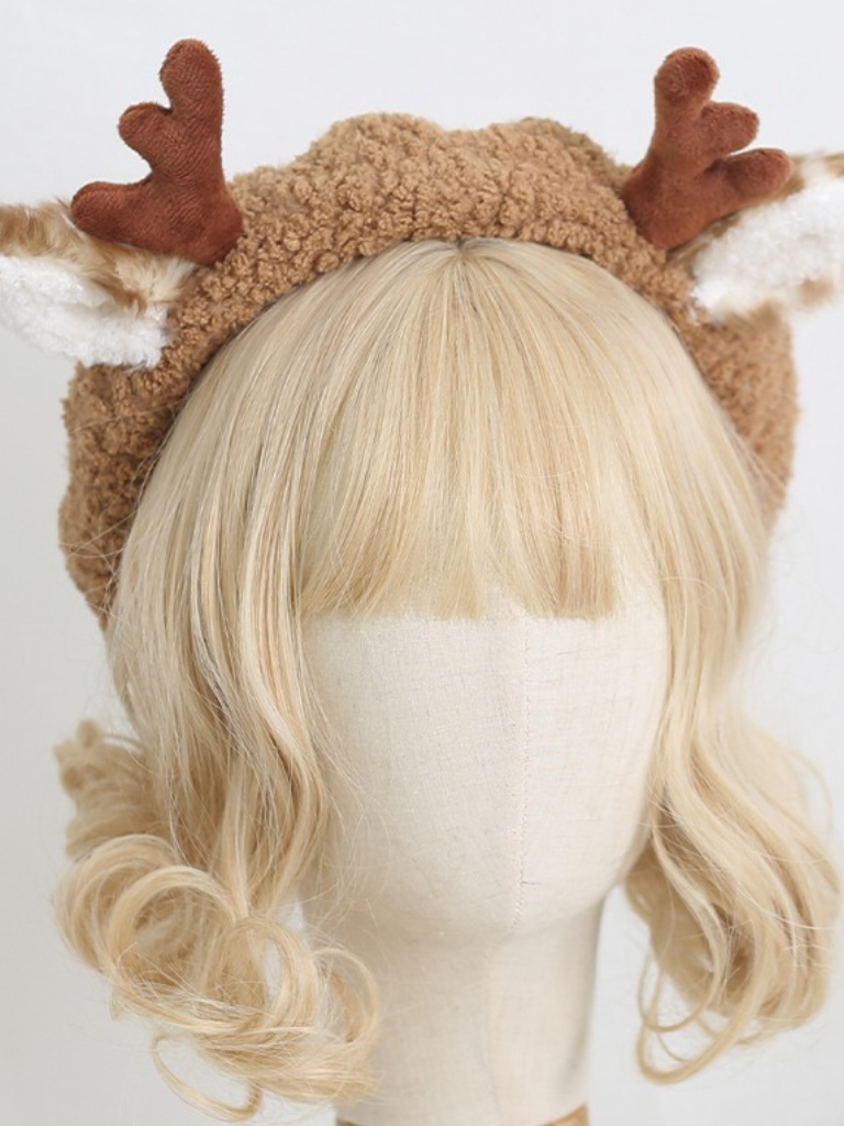 Christmas Reindeer Beret