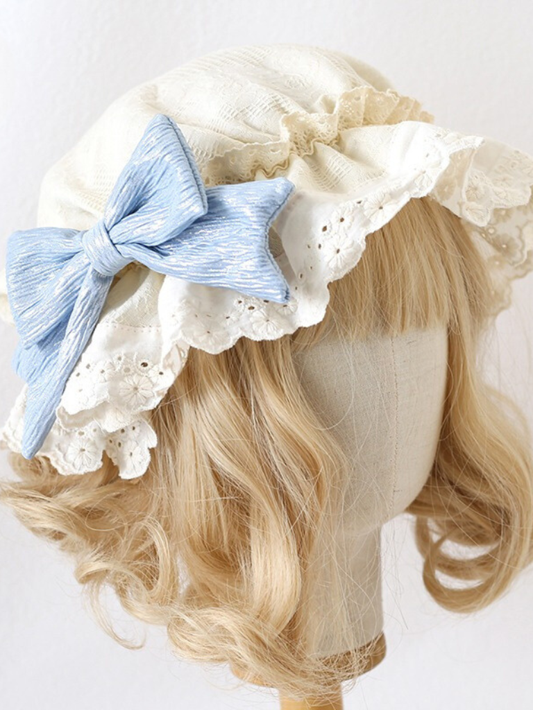 Little Petite Lolita Ribbon Night Cap Hat