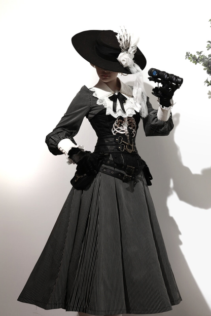 레트로 로리타 원피스 + 앞치마