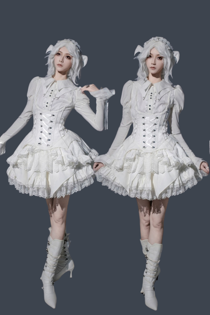 [Deadline for reservations: November 19] Camilla Spider Web Bat Gothic Dark Series Dress Full Set + Setup Full Set