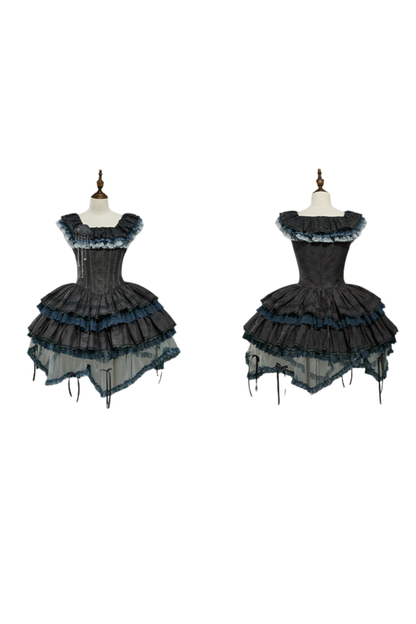 Rainbow Angel Lolita Jumper Skirt + Rainbow Dress + Monochrome Long Dress + Monochrome Jumper Skirt