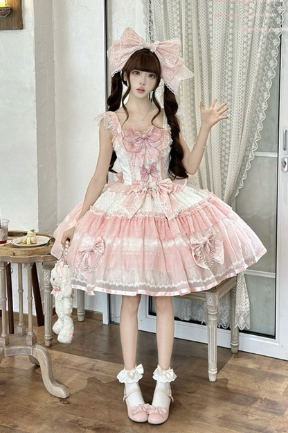 Sweet Princess Lolita Dress + Big Headband