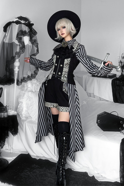 Dark Prince Lolita Jacket + Shirt + Pants + Vest