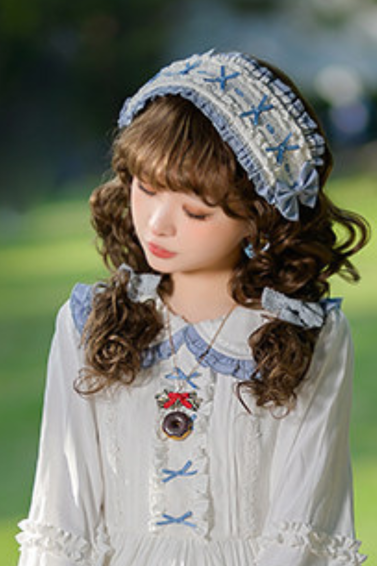 ドールロリータドレス+ヘアバンド