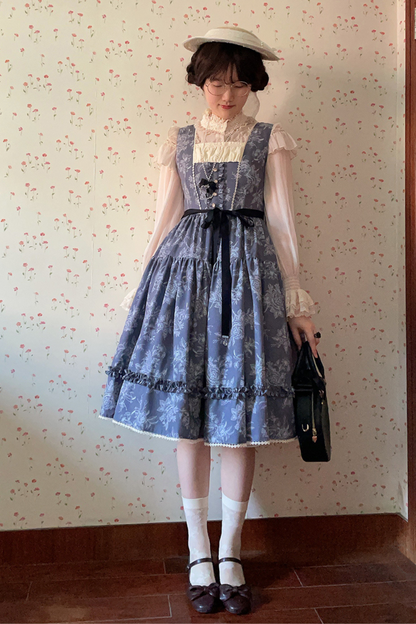 Sketch Wild Rose Elegant Lolita Jumperskirt