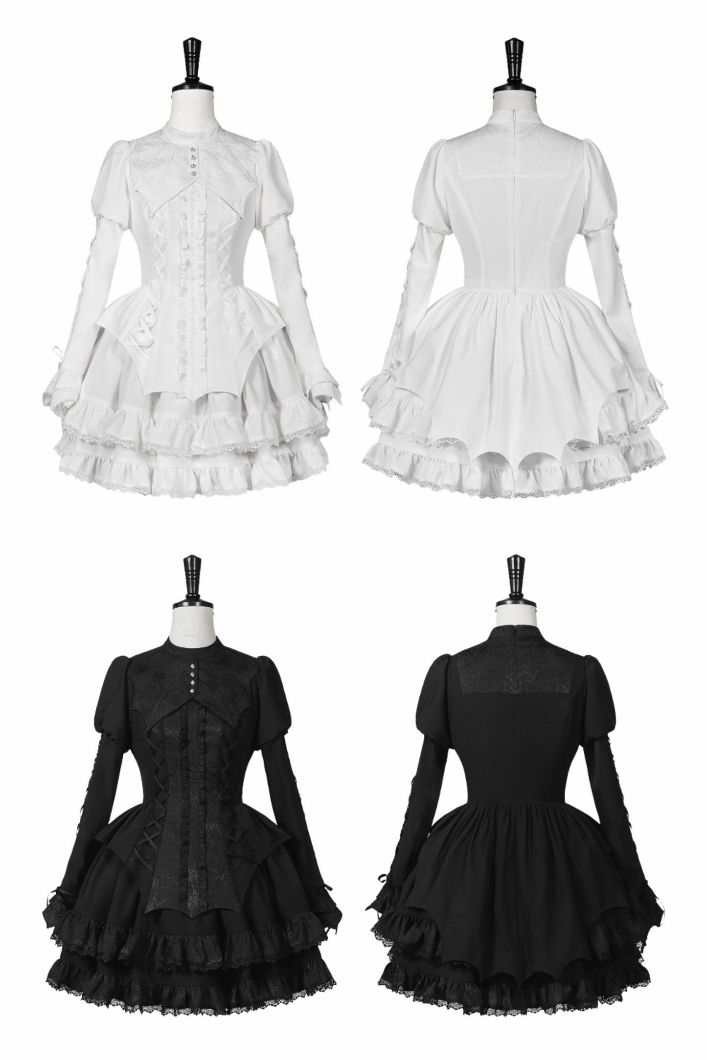 [Deadline for reservations: November 19] Camilla Spider Web Bat Gothic Dark Series Dress Full Set + Setup Full Set