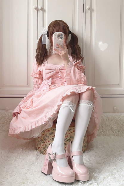 Floating Dreamland Platform Block Heels