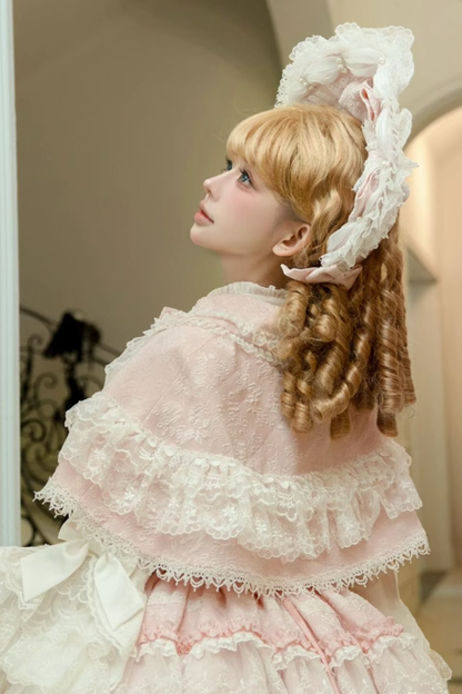 Nice Heartbeat Lolita Dress + Cape + Hat