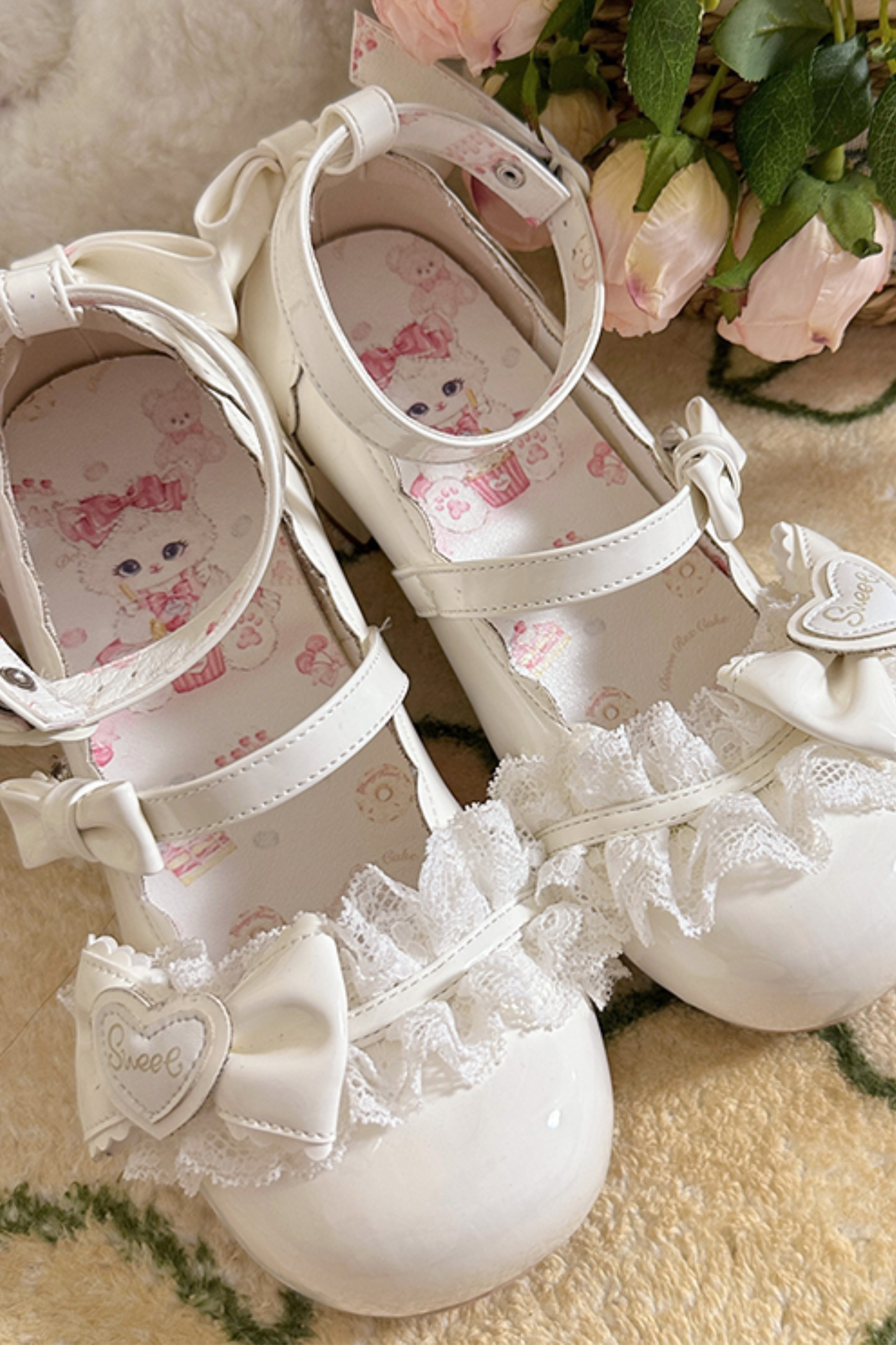 レースリボンロリータシューズ