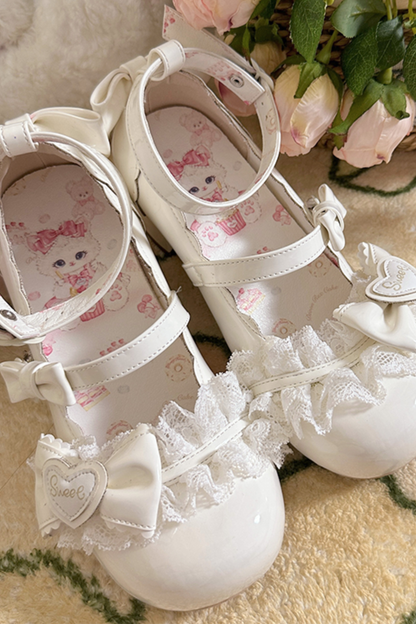 レースリボンロリータシューズ