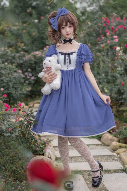 レトロメモリーフレアロリータドレス