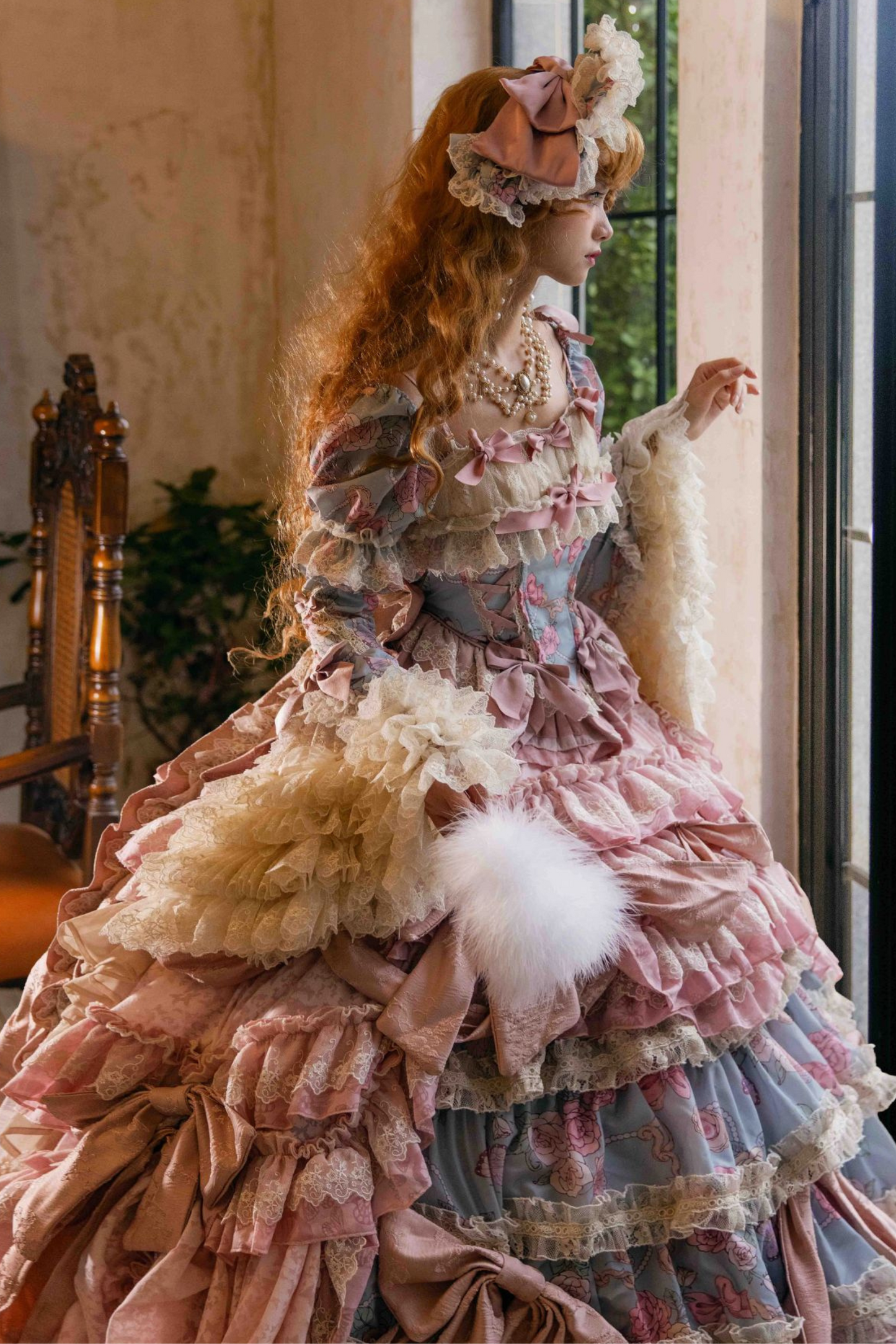 ジュエルローズフラワーマリッジロリータセットアップ