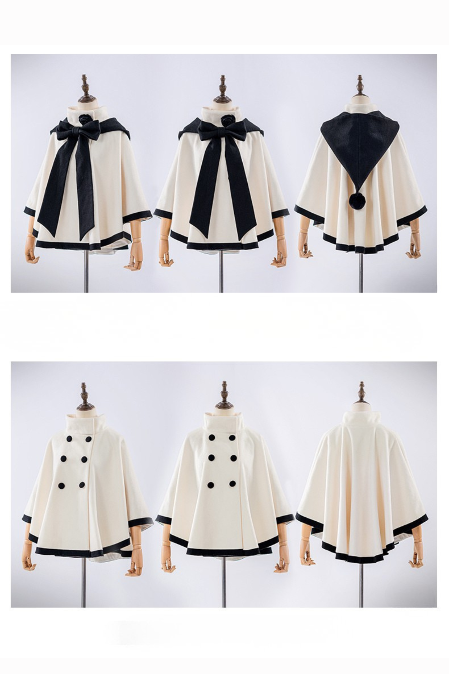 【予約商品】ローズクワイアケープコート＋フーディーリボン