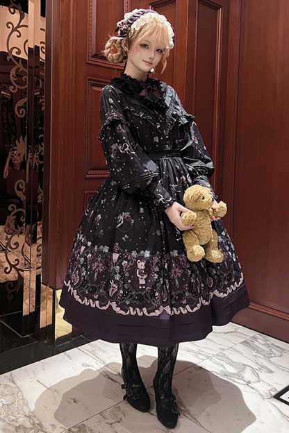 ワイナリーレトロベアロリータドレス