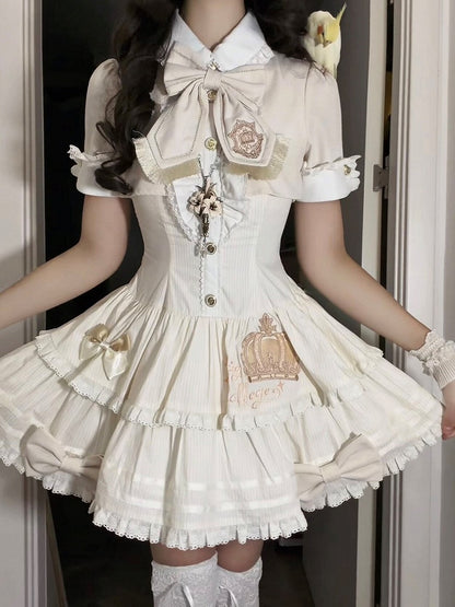 [Pre-order Deadline: March 31] Magical Academy Elegant Crown Embroidery Dress Type A/B