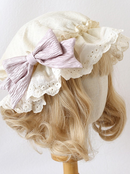 Little Petite Lolita Ribbon Night Cap Hat