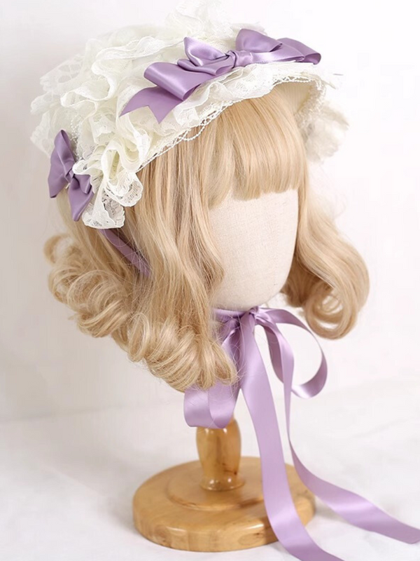 Elegant Doll Girl Flat Hat