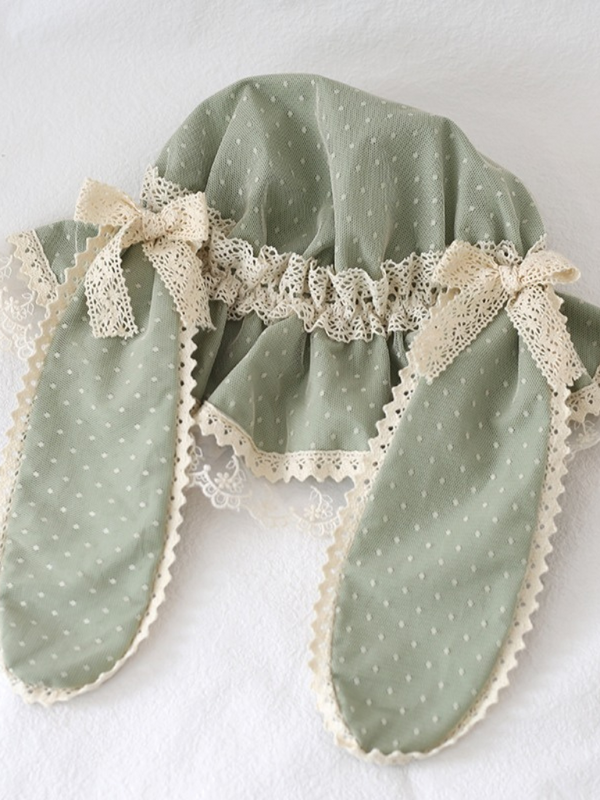 Retro Lolita Bunny Lace Hat
