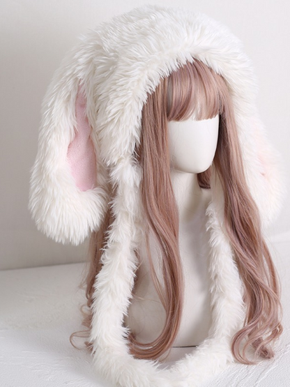 Voluminous Fur Bunny Hat