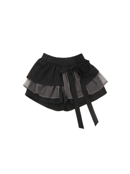 Dark Rose Off Soltops + Frill Aham Skirt