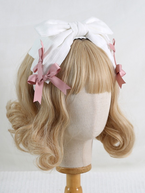 ビックリボンアップカチューシャ×ビックリボンバレッタ