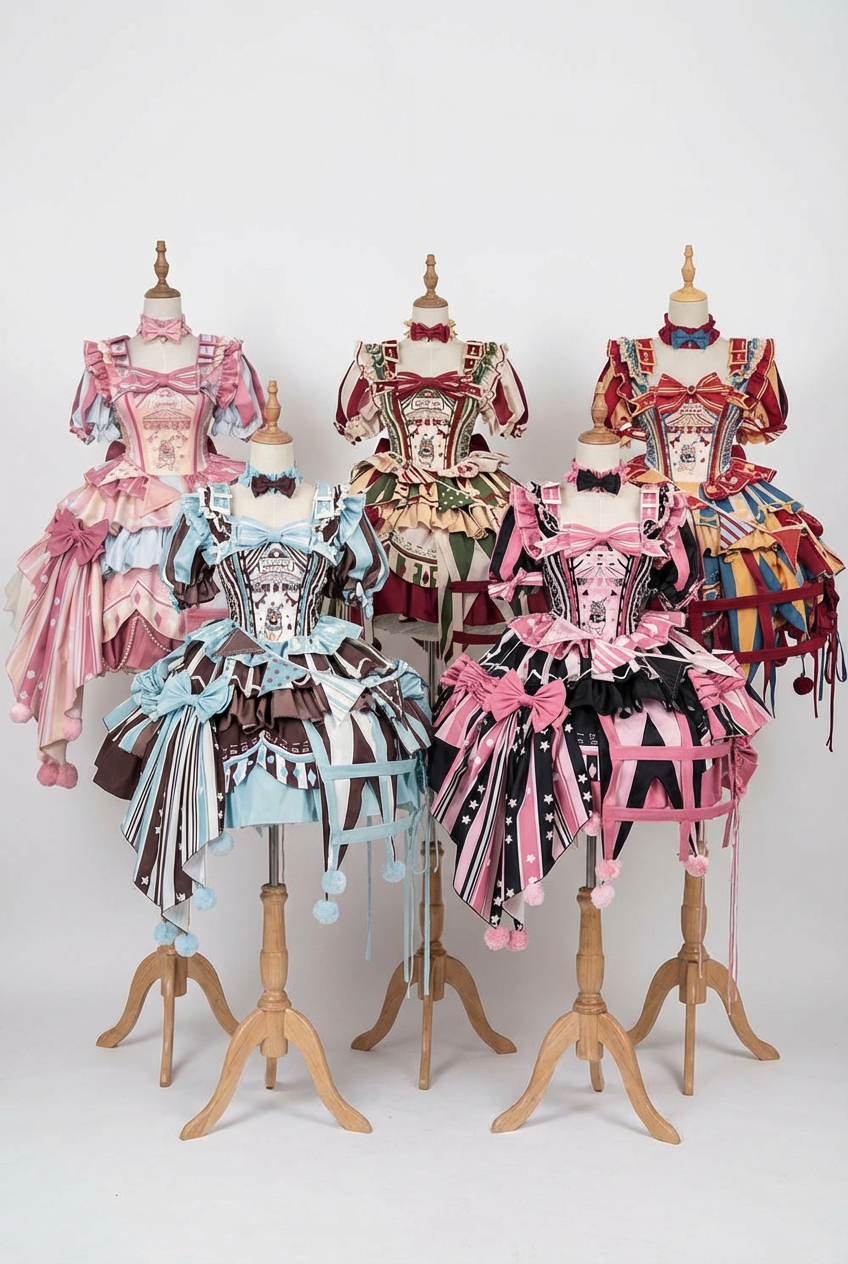 【1月29日予約締切】サーカスフェアリーテールロリータドレスフルセット