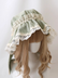 Lolita Fairycore Lace Flat Hat main image 1