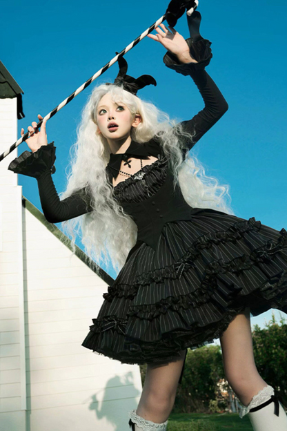 Rabbit Duke Gothic Lolita Dress + Bunny Ear Hat