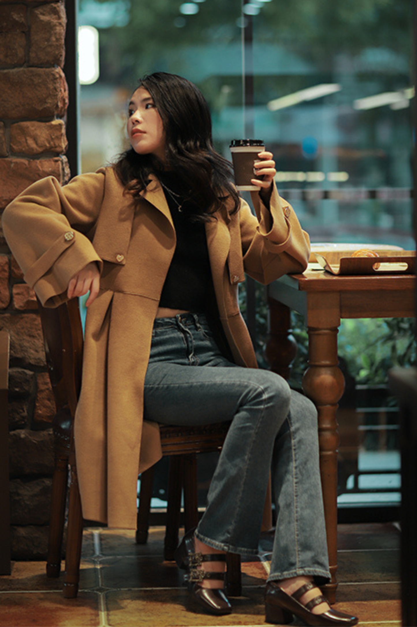 オールウールウィンターコート