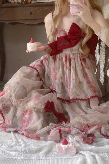 ストロベリーボックスロリータキャミソールドレス