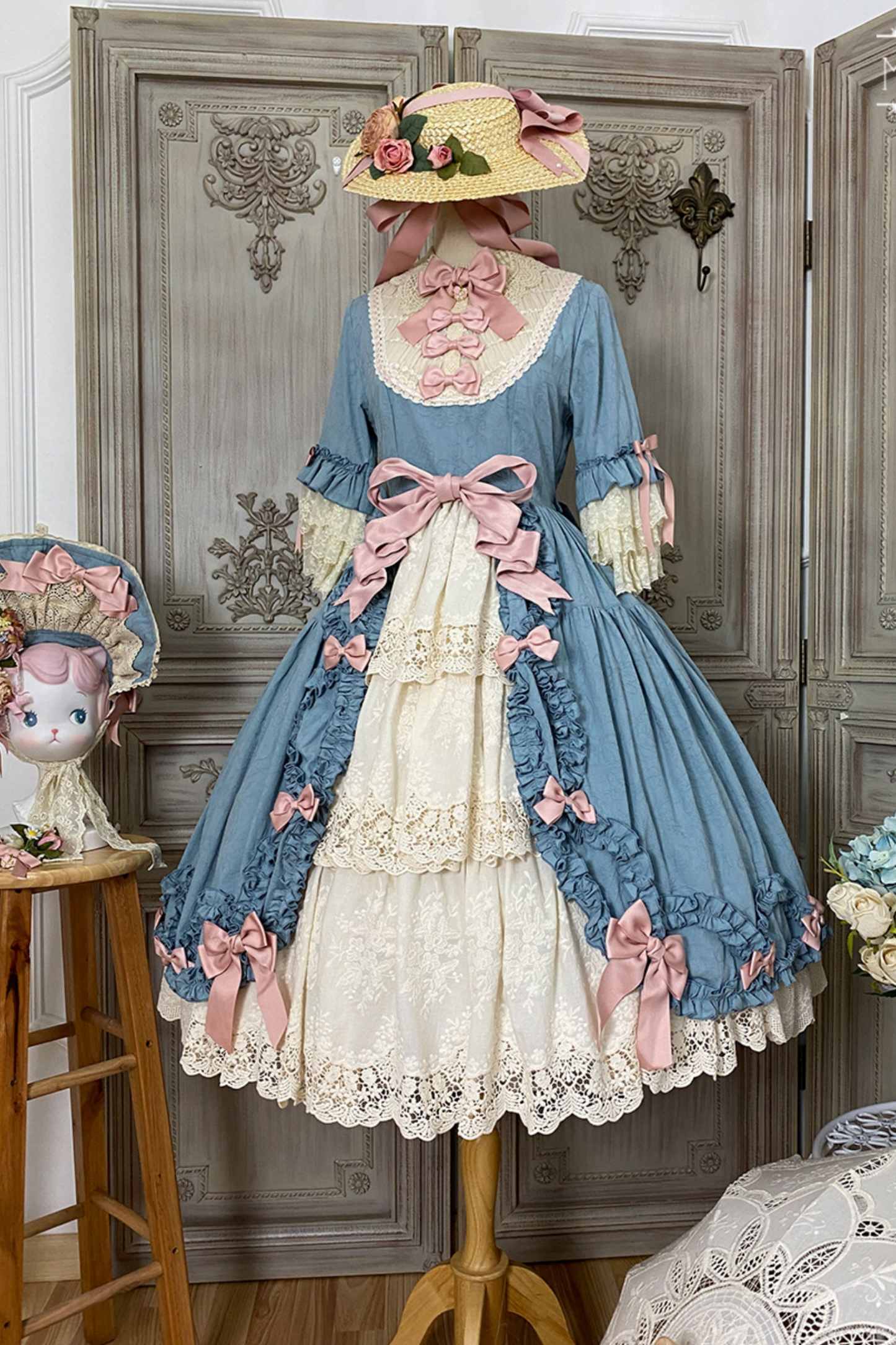 エレガントプリンセススリーブロリータドレス