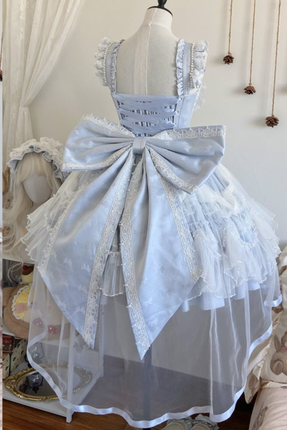 スイートフリルケーキロリータドレス