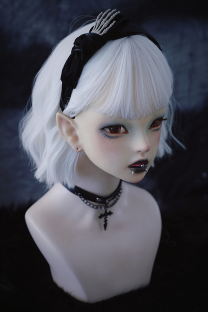 スカルリボンヘアーアクセサリー