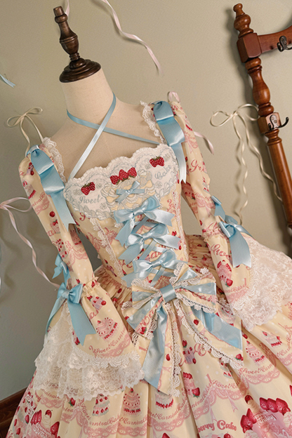 [Pre-order Deadline: July 8] Strawberry Doll Ribbon Dress