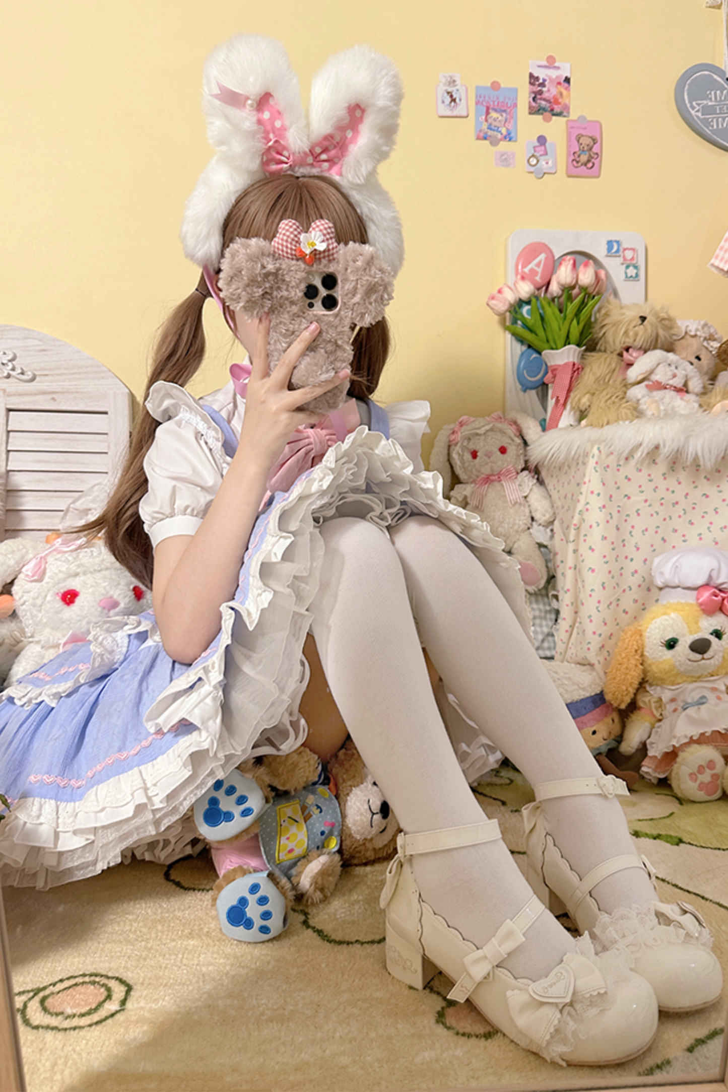 レースリボンロリータシューズ