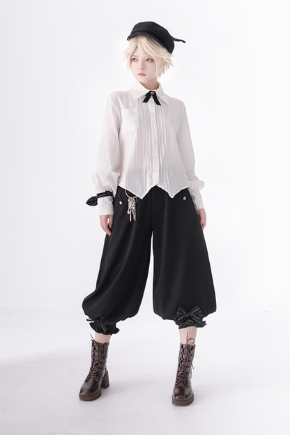 クールシックベスト+シャツ+バルーンパンツ