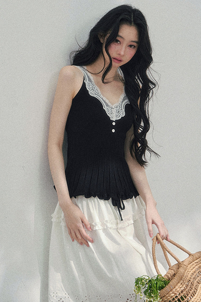 フレンチレースジャケット+キャミソール