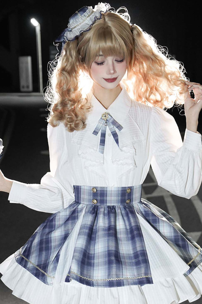 スターライトアイドルコスプレケープ+シャツ+スカート+レッグウォーマー