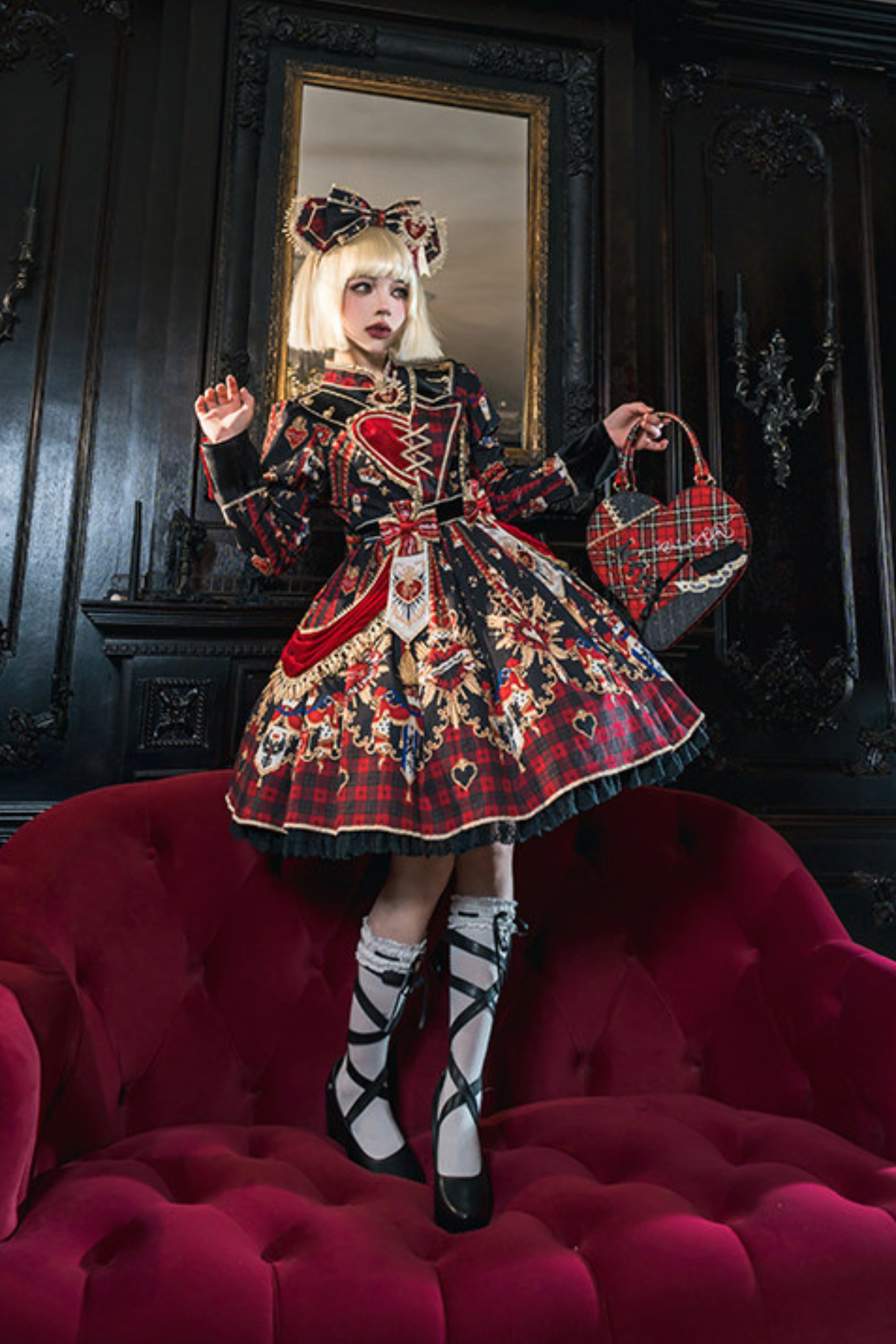 【3月18日予約締切】ホーリーハートロリータドレス+ジャンパースカート+インナー