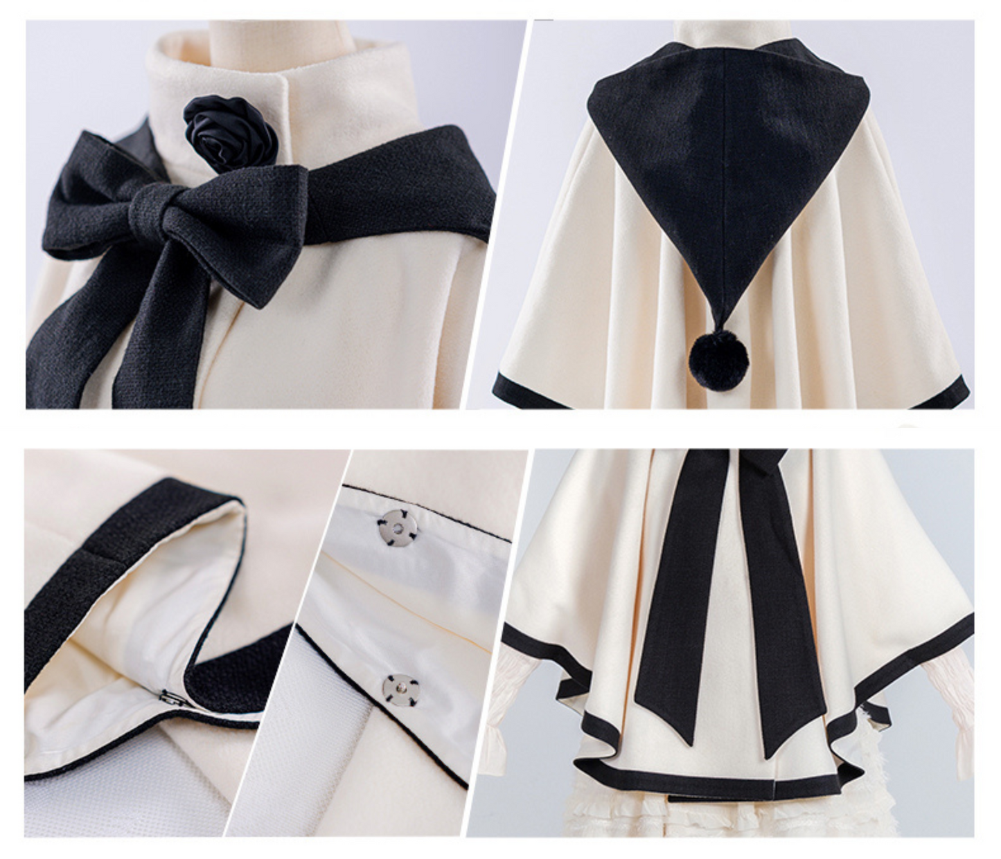 【予約商品】ローズクワイアケープコート＋フーディーリボン