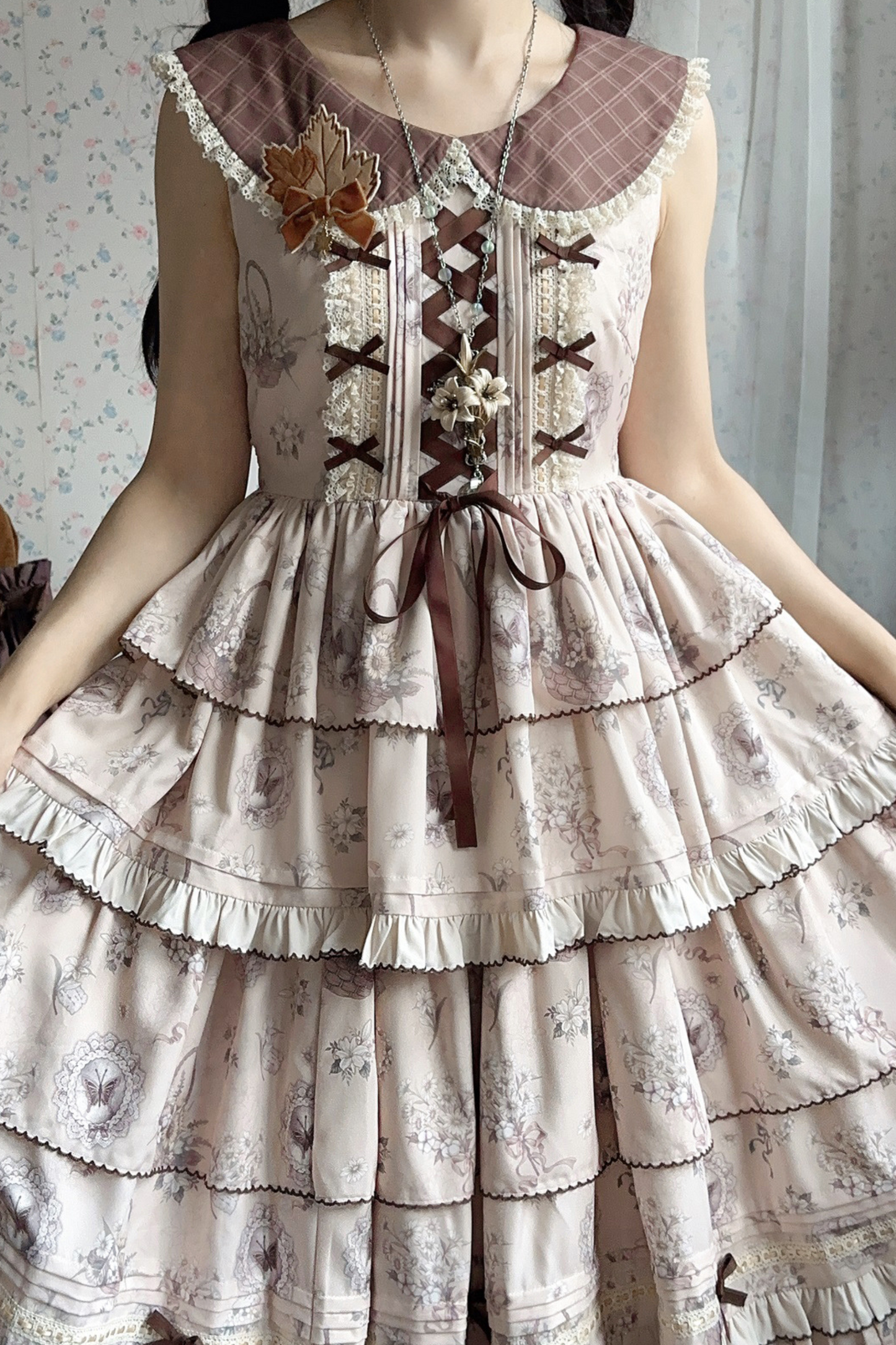 ブニングタイムエレガントロリータドレス+ドールカーディガン