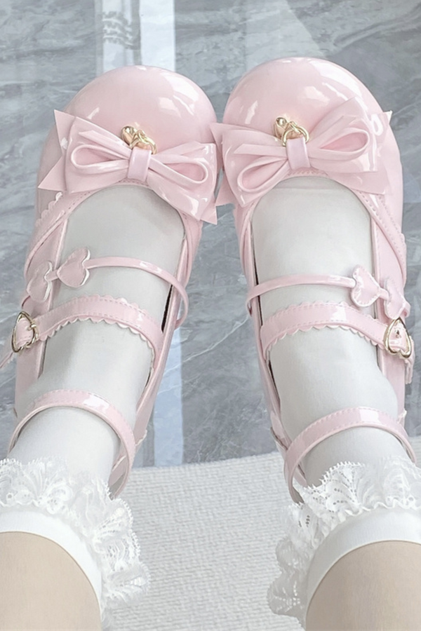 Cookie Lolita Heel Round Toe Shoes